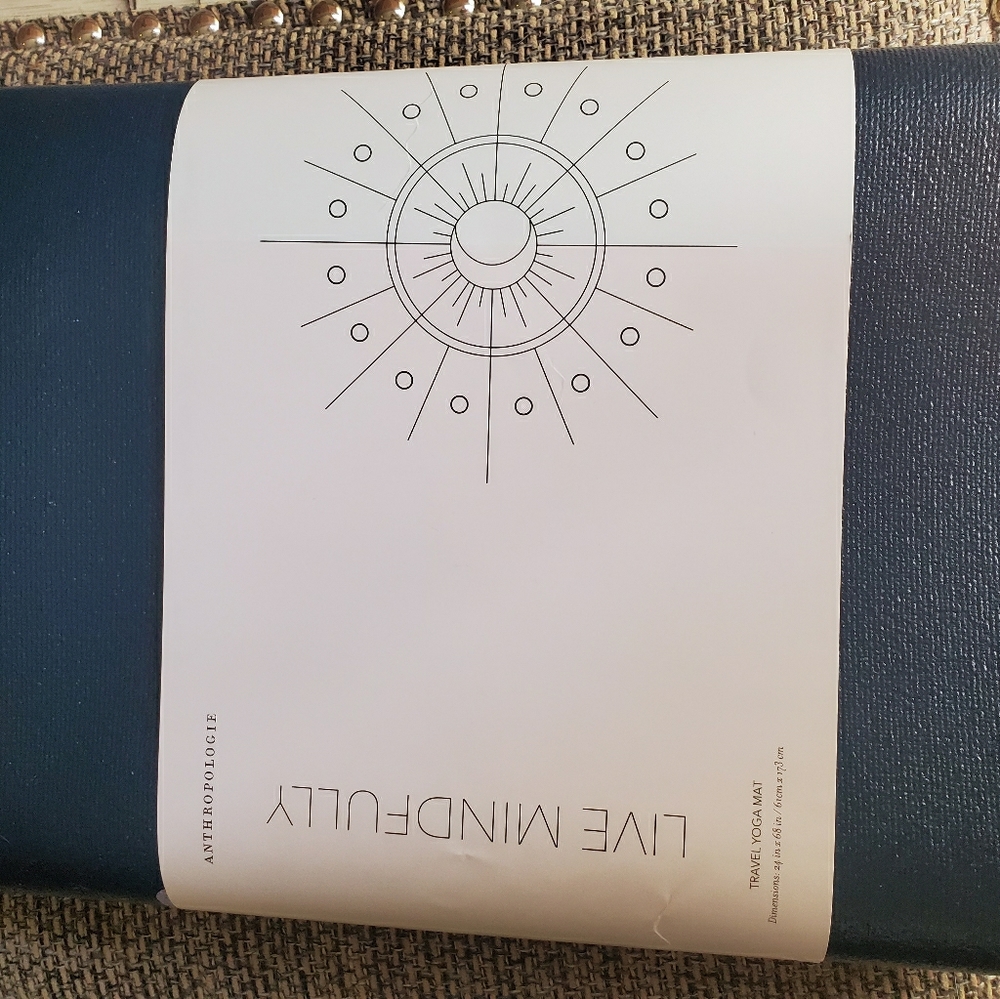 Anthropologie Travel Yoga Mat